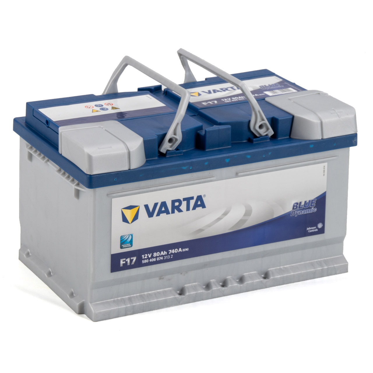 VARTA BLUE dynamic F17 Autobatterie Batterie Starterbatterie 12V 80Ah 740A