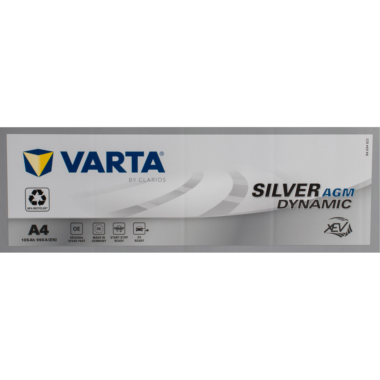 VARTA B13 SILVER dynamic AGM Autobatterie Starterbatterie 12V 105Ah EN950A
