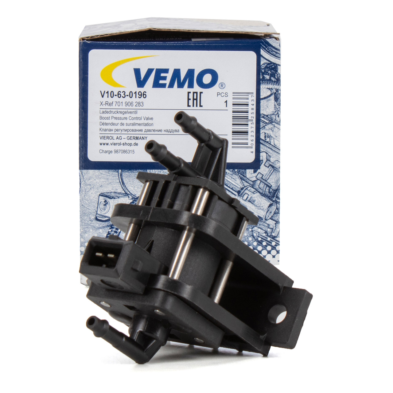 VEMO V10630196 Ladedruckregelventil VW Transporter T4 LT 28-35 2 28-46 2 2.5 TDI 701906283
