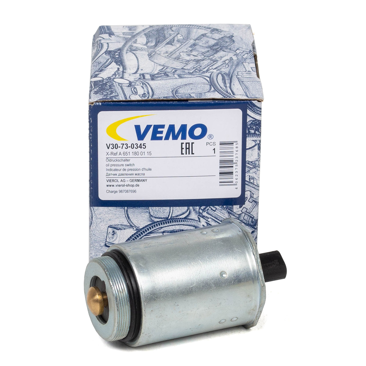 VEMO Öldruckschalter MERCEDES W176 W204 W212 Viano W447 Sprinter 3t-5t OM651 6511800115