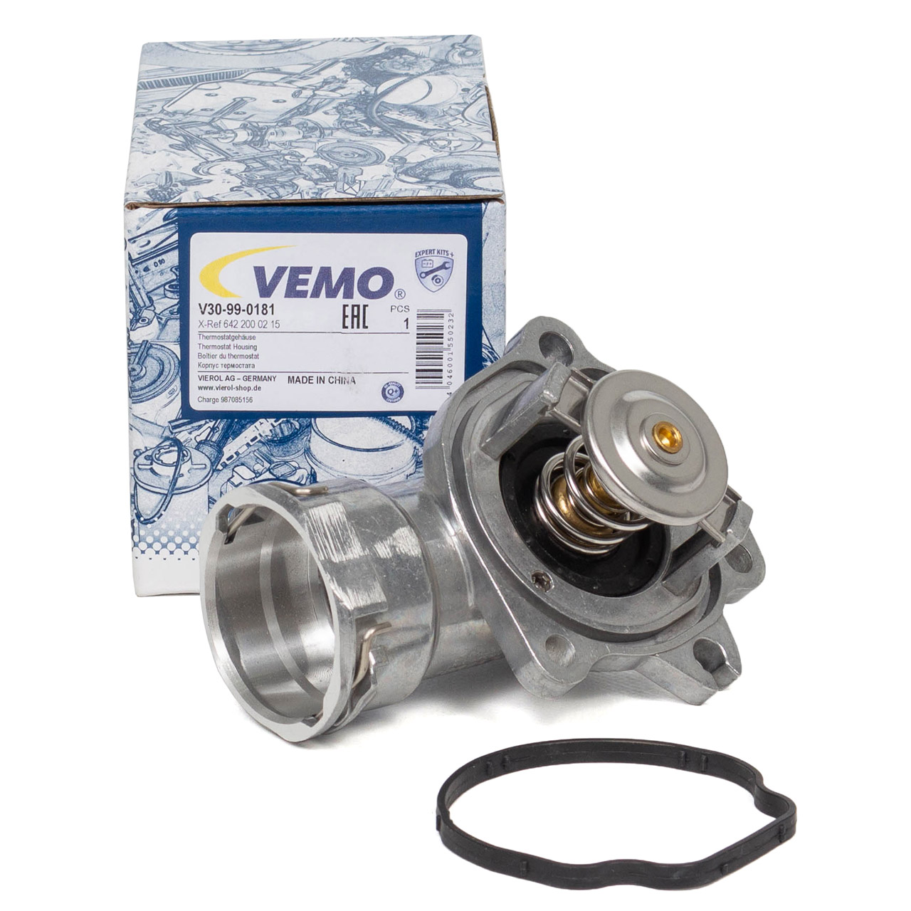 VEMO V30-99-0181 Thermostatgehäuse + Dichtung MERCEDES W203 W204 W211 W212 X204