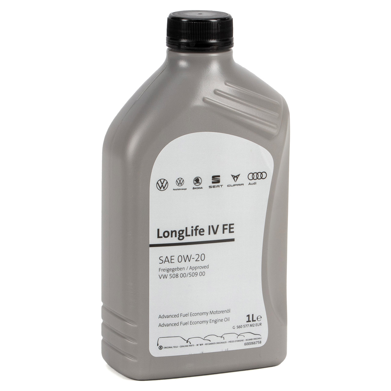 1L 1 Liter ORIGINAL VAG 0W-20 LONGLIFE IV FE Motoröl Öl 508/509.00 GS60577M2