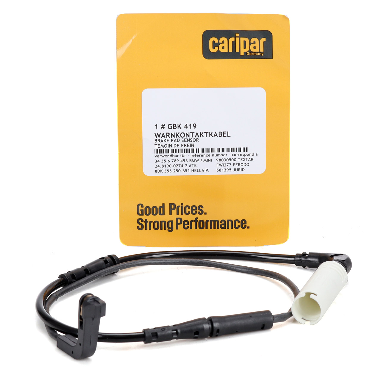 CARIPAR Warning Contact Cable Warning Contact for BMW 5 Series E60 Sedan and 6 Series E63 (Rear) 34356789493
