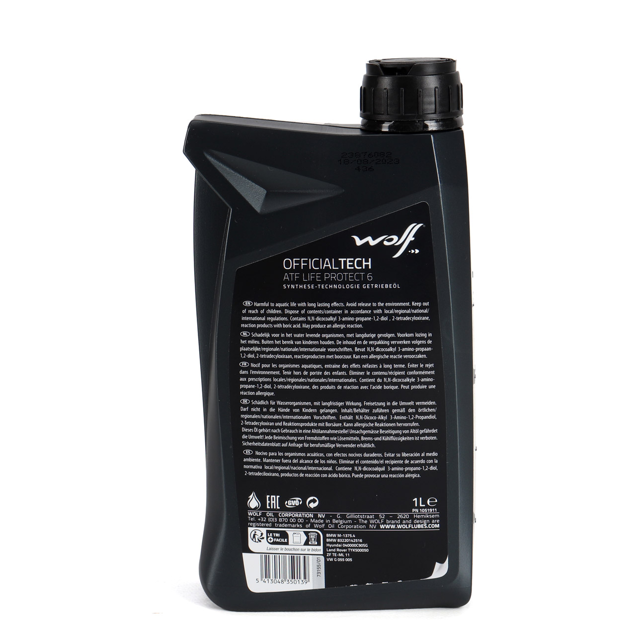 1L 1 Liter WOLF OFFICIALTECH ATF LIFE PROTECT 6  