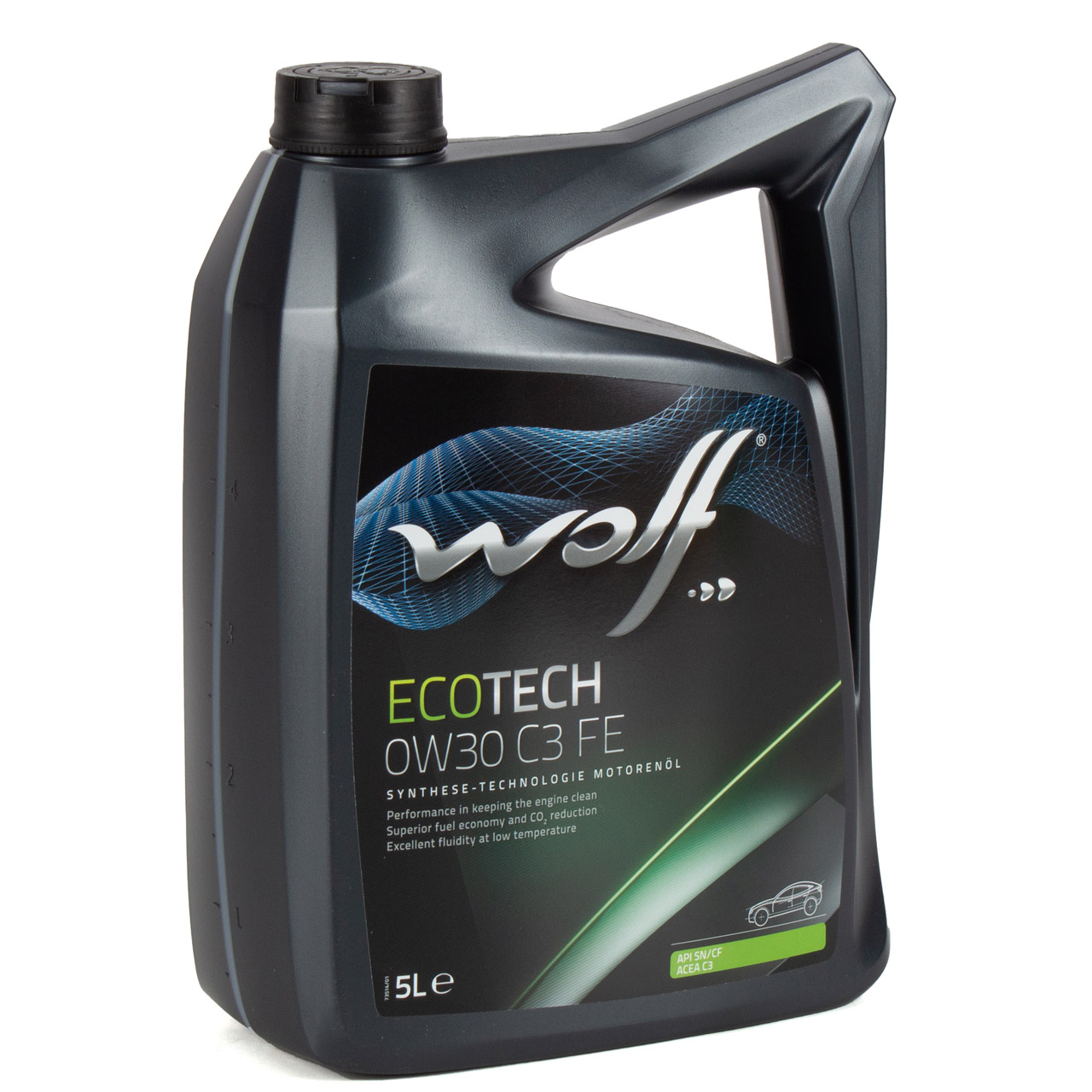5L 5 Liter WOLF ECOTECH 0W30 C3 FE Motoröl Öl für BMW LL-04 MB 229.51 FIAT 9.55535-DS1/GS1
