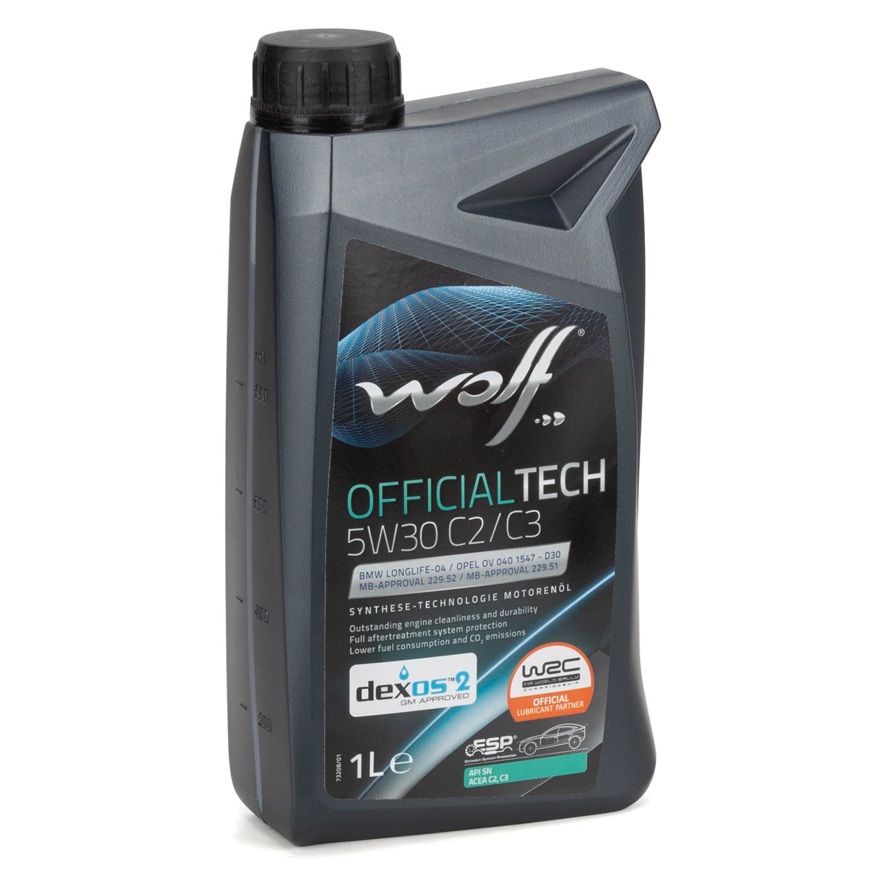1L 1 Liter WOLF OFFICIALTECH 5W30 C2/C3 Motoröl BMW LL-04 dexos2 