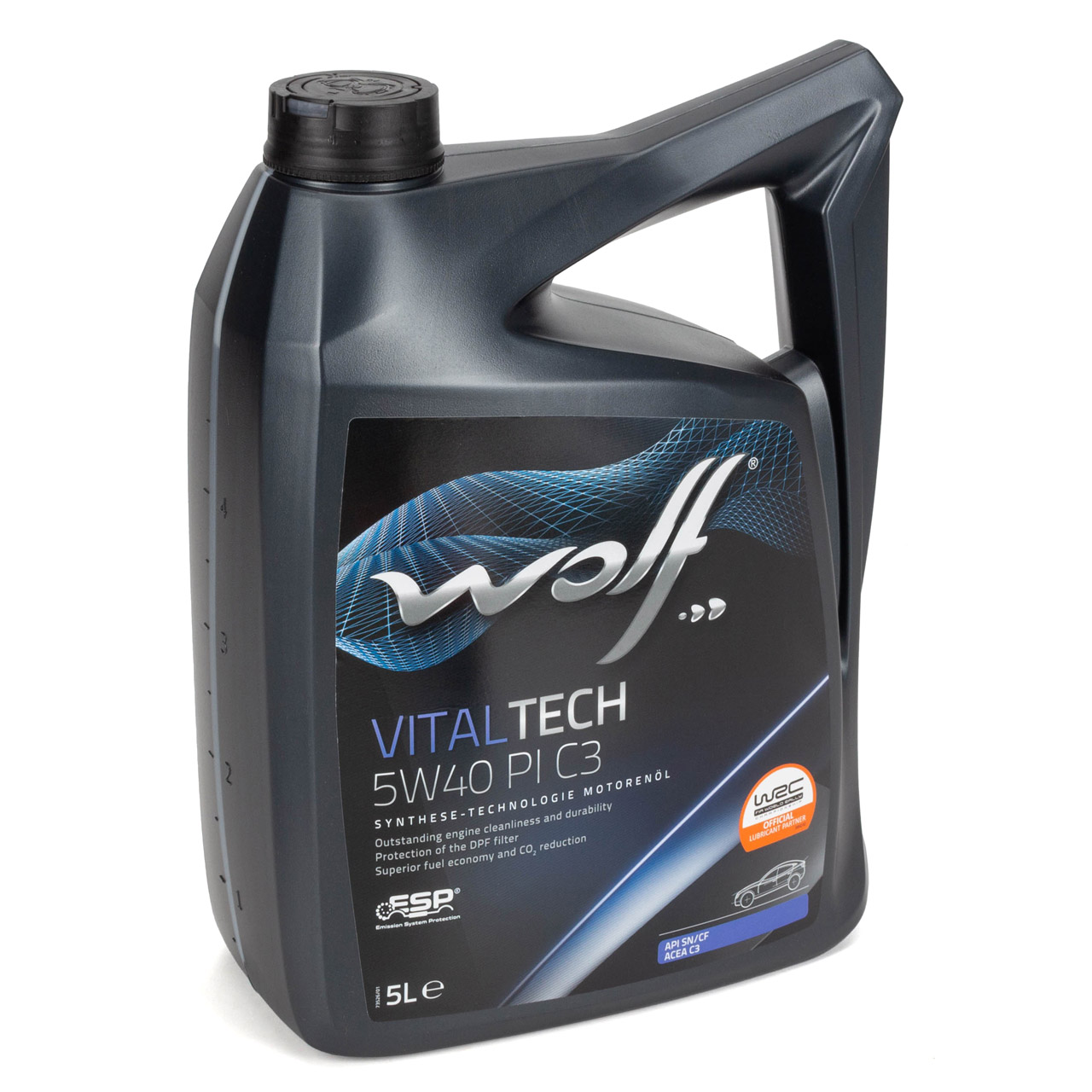 5L 5 Liter WOLF VITALTECH 5W40 PI C3 Motor&ouml;l &Ouml;l f&uuml;r BMW LL-04 dexos2 MB 229.51 505.00/01