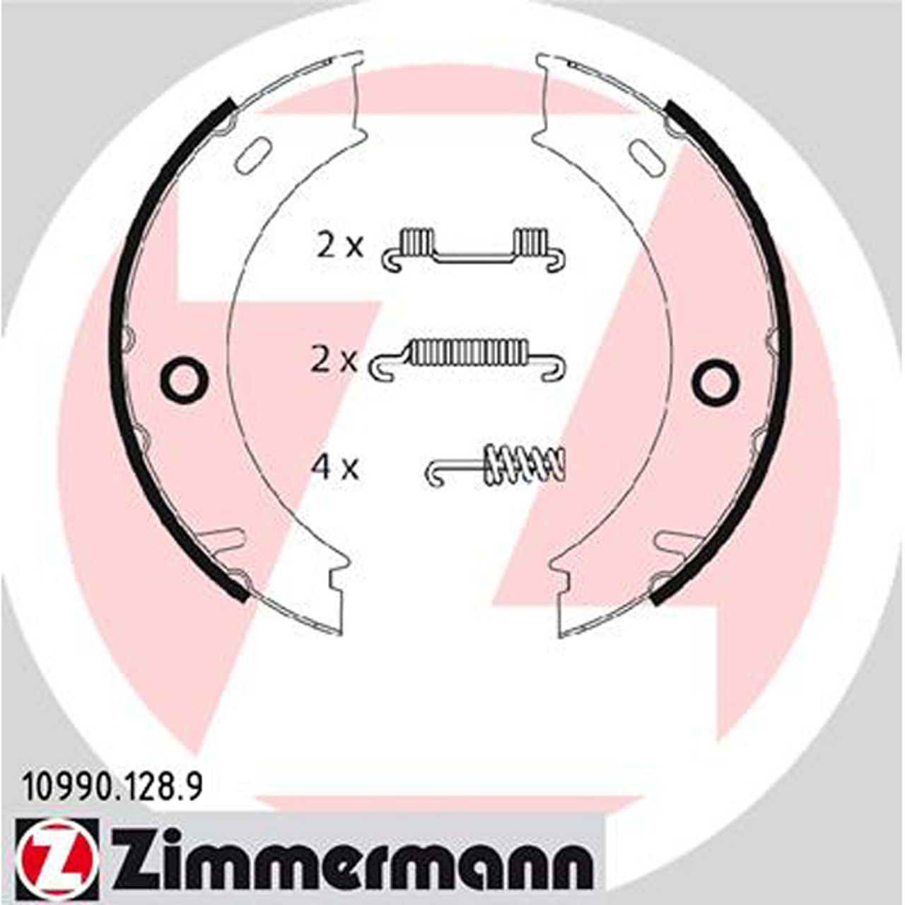 ZIMMERMANN 109901289 Bremsbacken Satz MERCEDES-BENZ Sprinter 4-t (904) VW LT 28-46 2