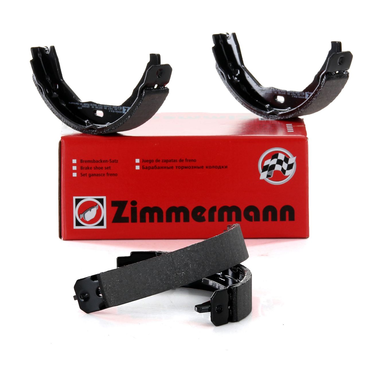 ZIMMERMANN Bremsbacken Satz f&uuml;r MERCEDES W204 C204 S204 W212 A207 C207 S212