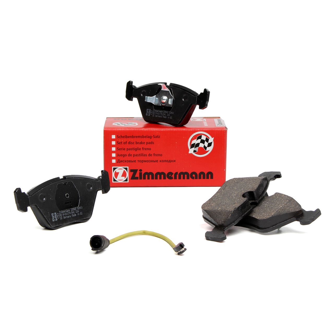 ZIMMERMANN Bremsbel&auml;ge Bremskl&ouml;tze + Wako f&uuml;r BMW 3er E36 Z3M M3 5er E34 7er E32 vorne