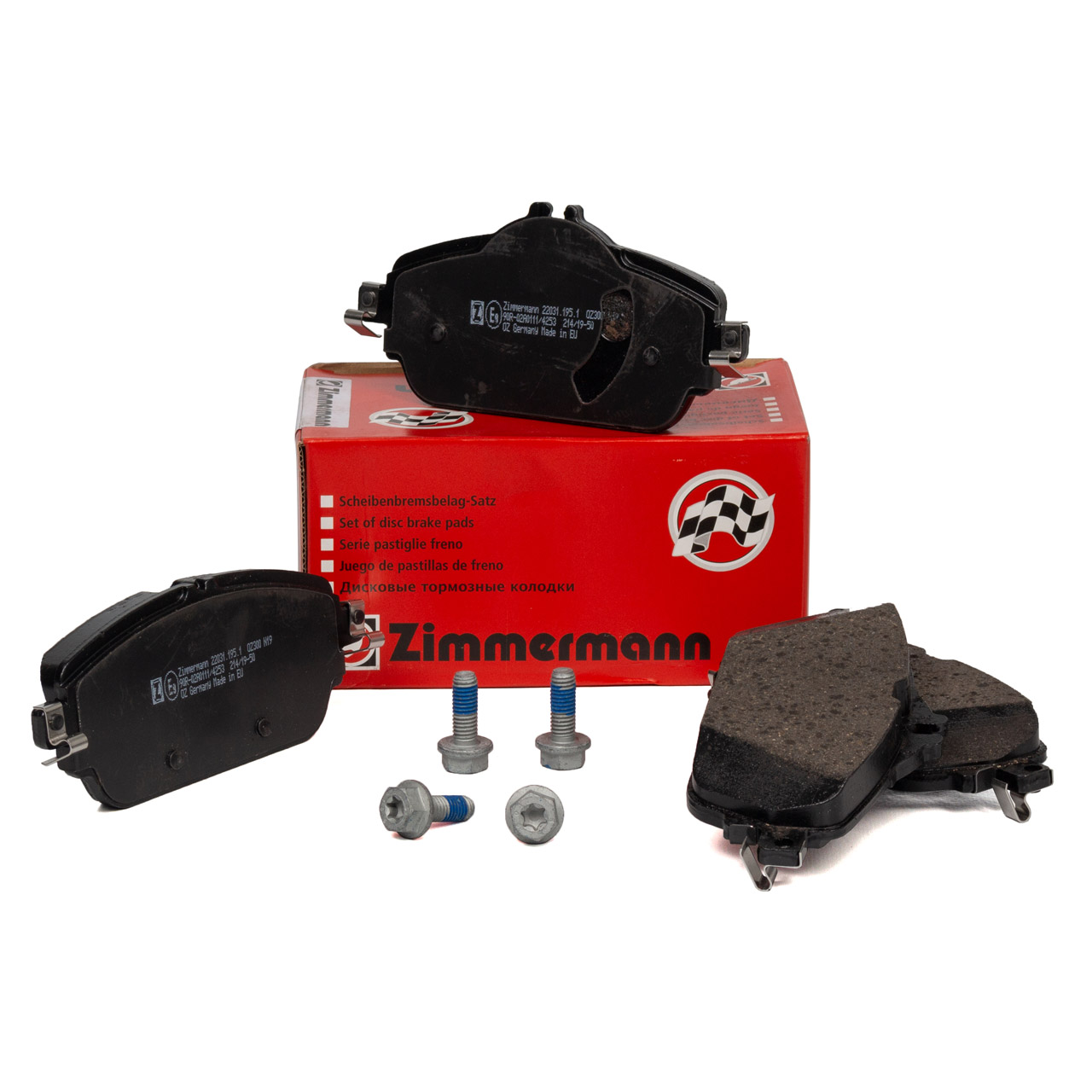 ZIMMERMANN Bremsbeläge für MERCEDES W176 W246 W242 W205 C117 W213 X156 vorne