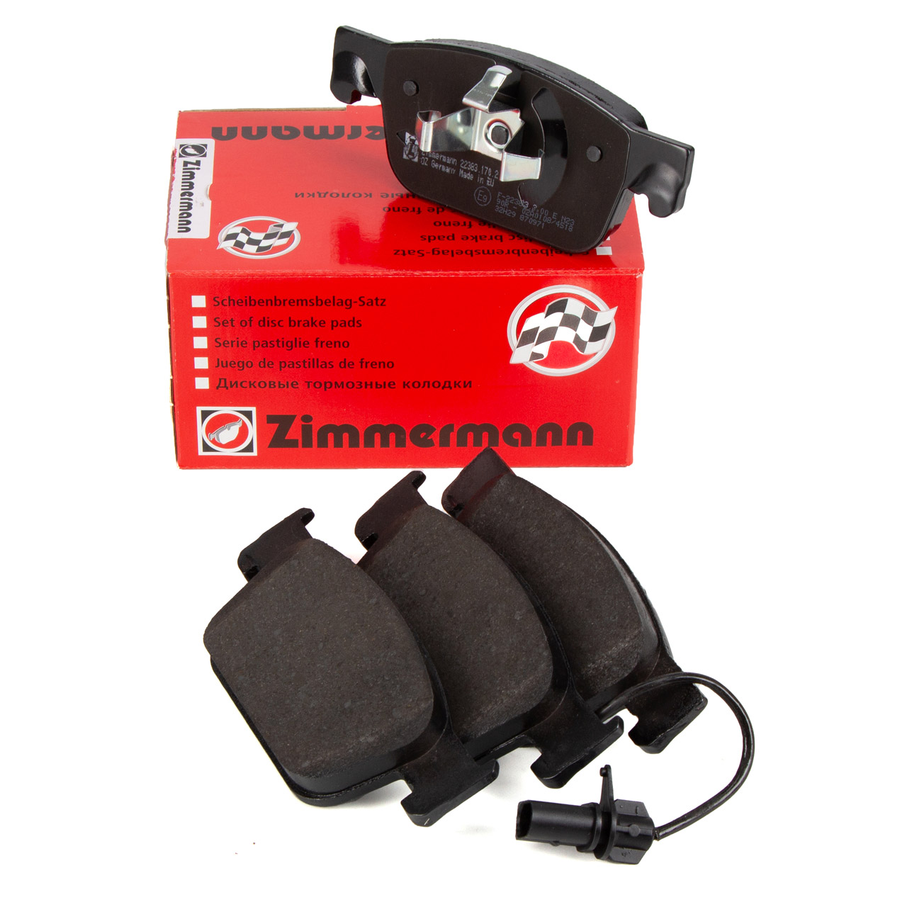 ZIMMERMANN Brake Pads Warning Switch for AUDI A4 (8W B9) A5 (F5) PR-1LA, 1LB (Front)