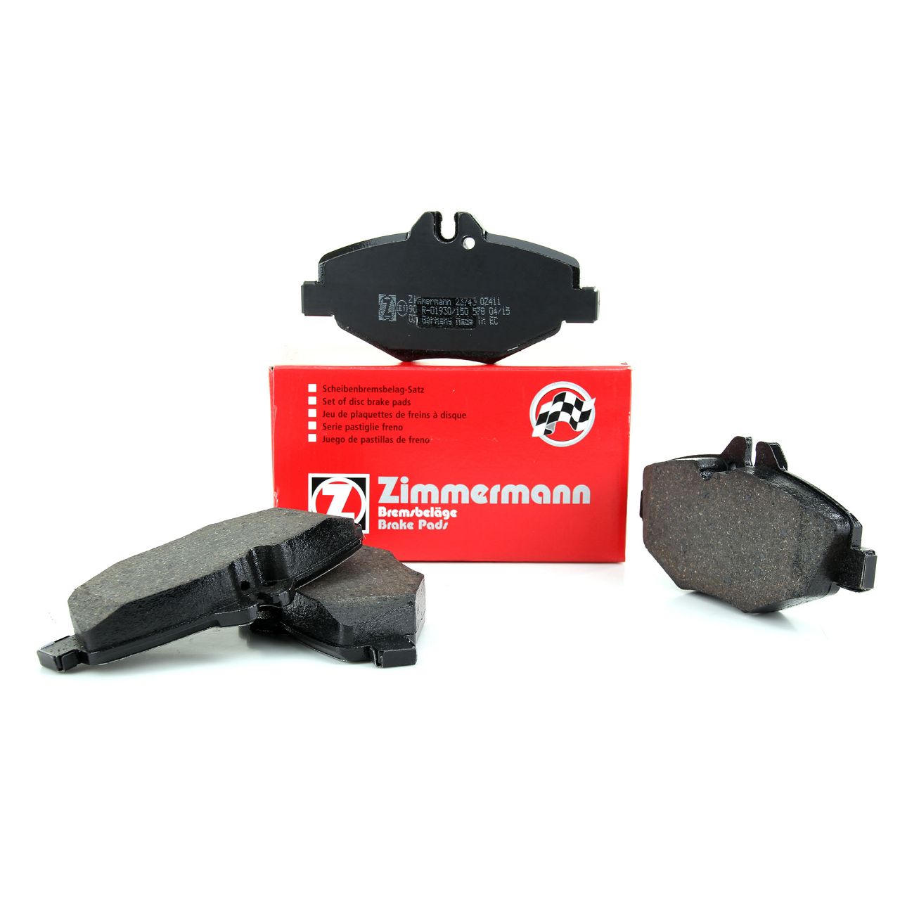 ZIMMERMANN Bremsbel&auml;ge f&uuml;r MERCEDES W211 E200-350 E200-320CDI vorne 0004207104