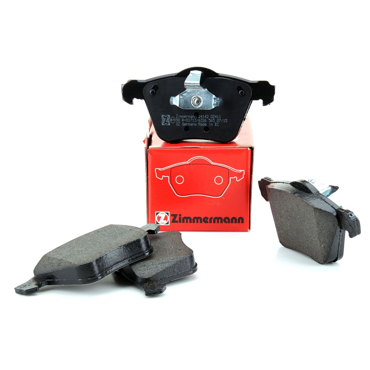 ZIMMERMANN Brake Pads for FORD Galaxy S-Max WA6 2.0 EcoBoost, 2.5 ST, 2.2 TDCi (Front)