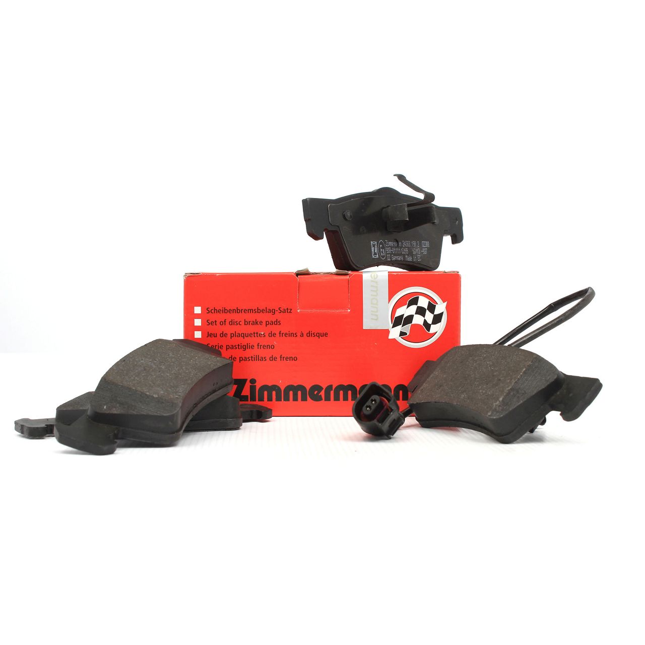 ZIMMERMANN Bremsbeläge Bremsklötze + Wako für VW Multivan Transporter T5 hinten