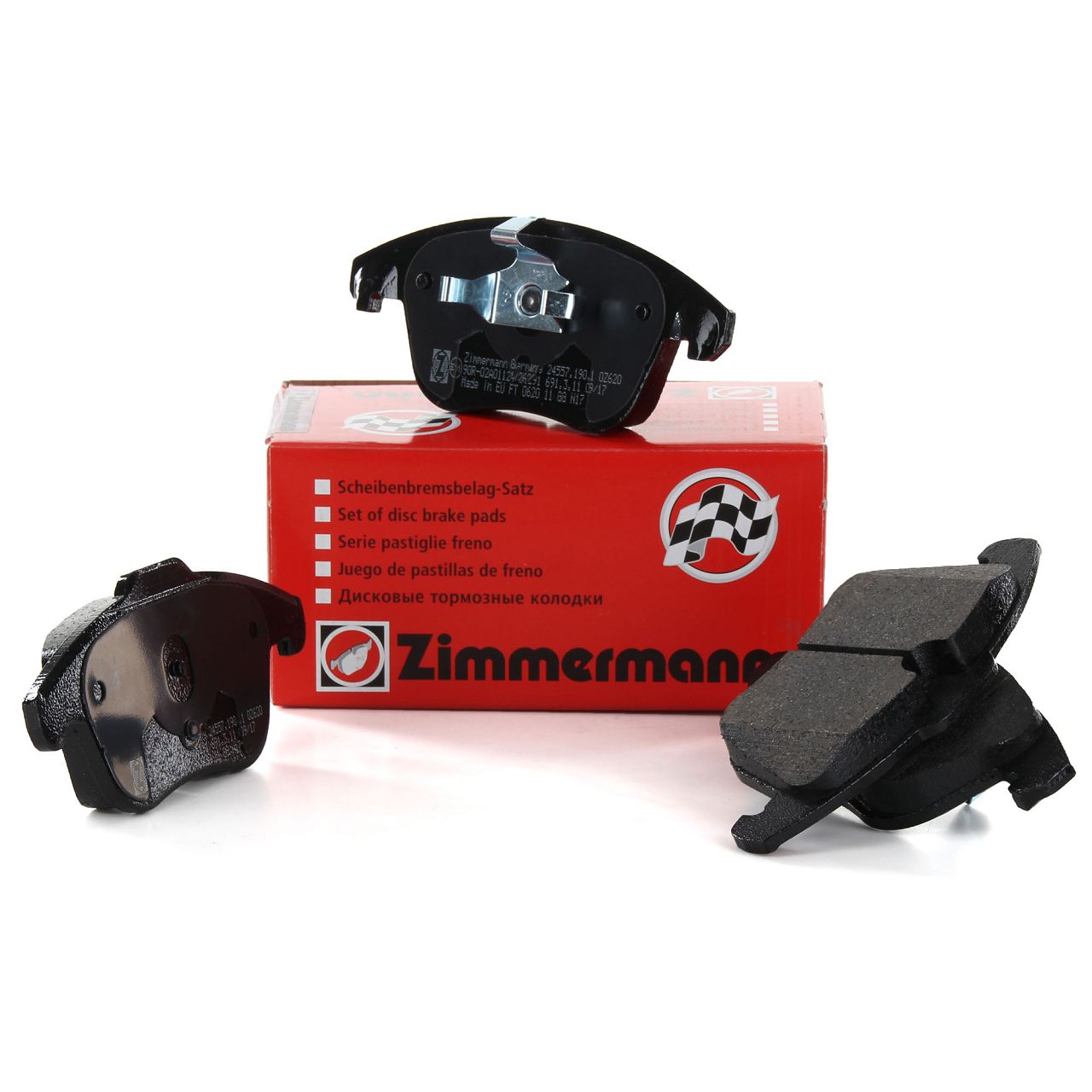 ZIMMERMANN 24557.190.1 Bremsbel&auml;ge Bremskl&ouml;tze f&uuml;r CITROEN C4 2 DS4 DS5 PEUGEOT 5008 vorne