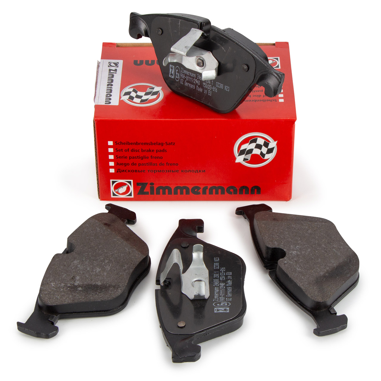 ZIMMERMANN Bremsbel&auml;ge Bremskl&ouml;tze f&uuml;r BMW 5er F10 F11 528i 530i 535i 525d 530d vorne