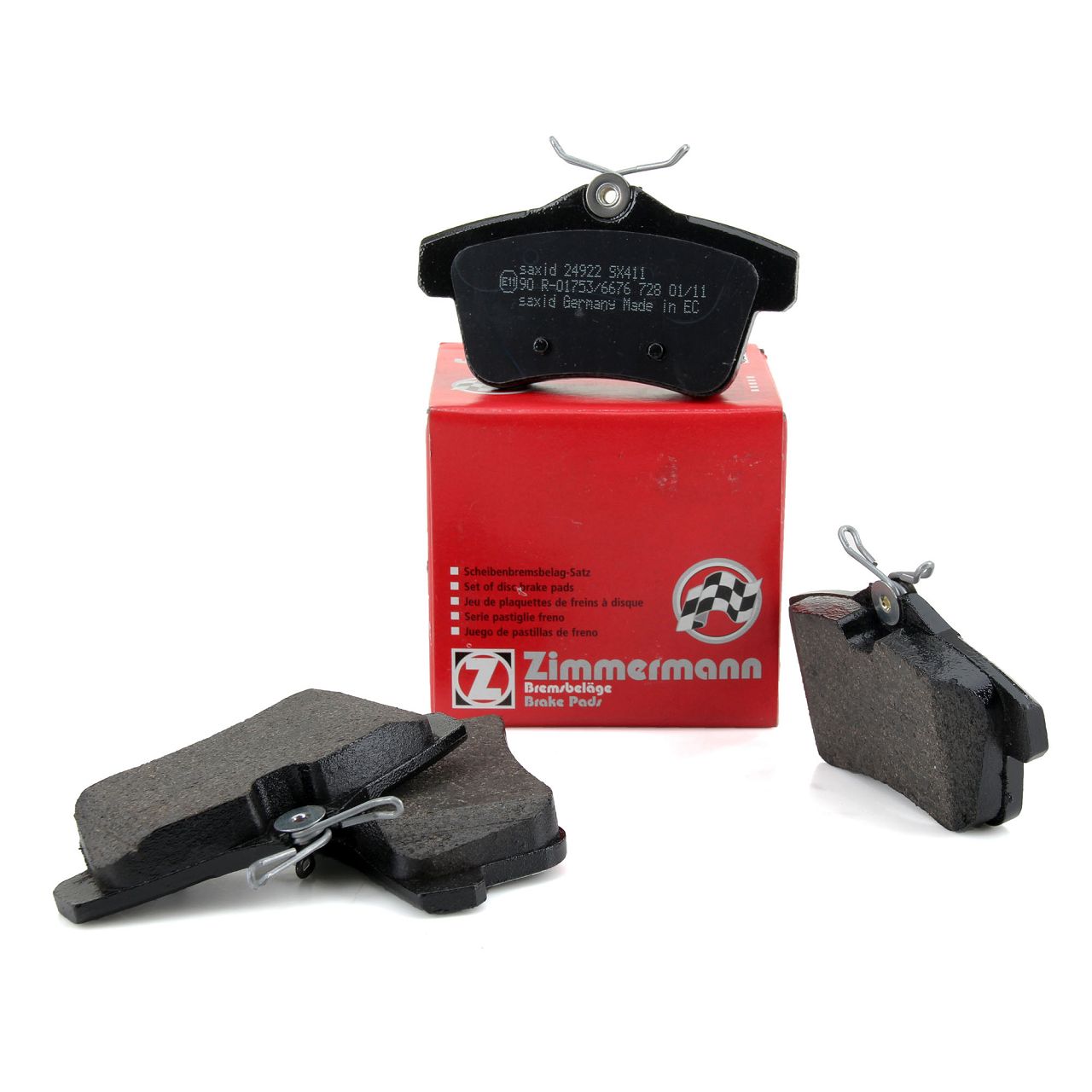 ZIMMERMANN Bremsbel&auml;ge f&uuml;r CITROEN C4 2 C4 Picasso 1 PEUGEOT 3008 308 1 5008 1 RCZ hinten