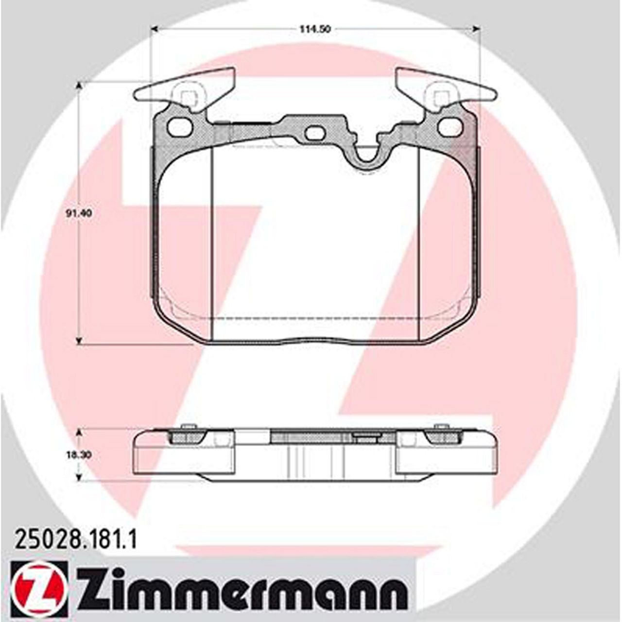 Zimmermann FORMULA F Bremsscheiben + Beläge BMW 3er F30-34 4er F32-36 18 Zoll vorne