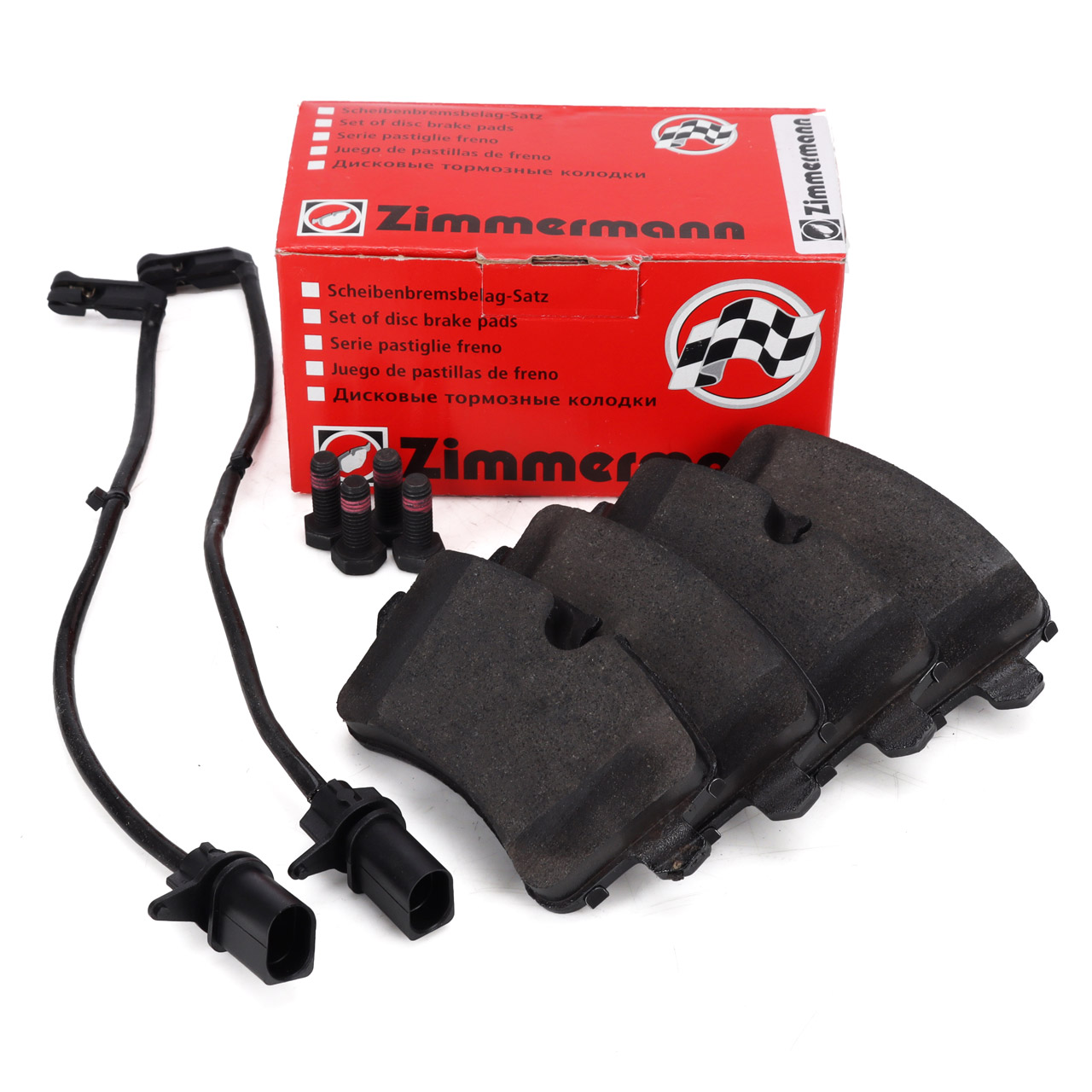 ZIMMERMANN Bremsbeläge + Sensor AUDI RS4 B8 RS5 8T 8F A6 C7 A7 4G PORSCHE Macan 95B hinten