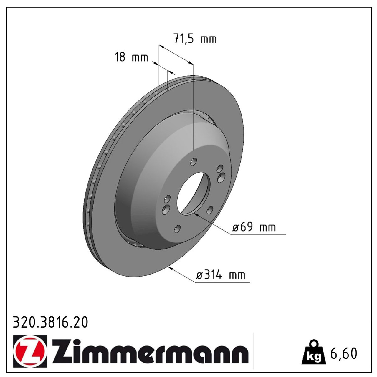 ZIMMERMANN Bremsscheiben + Bremsbeläge KIA Sorento 3 (UM) 2.4 GDI 3.3 2.0/2.2 CRDi hinten