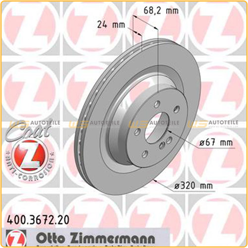 ZIMMERMANN Bremsscheiben + Beläge + Wako MERCEDES W211 W212 E500 E420 CDI hinten