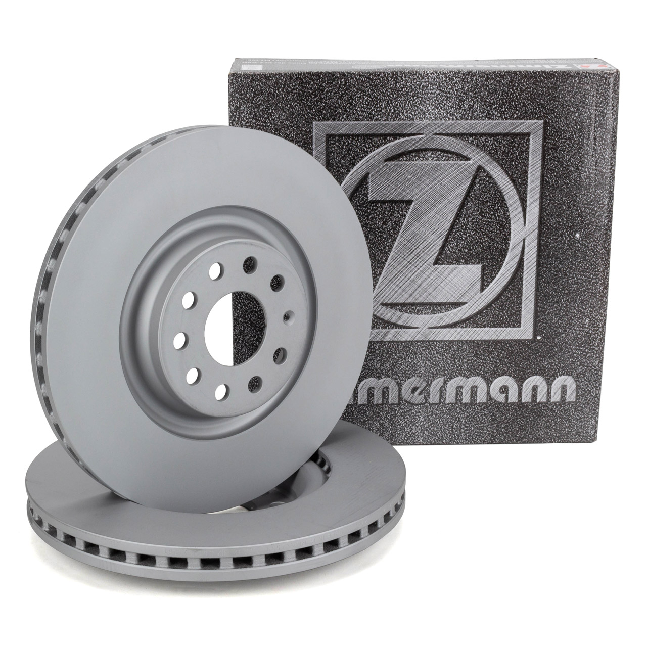 ZIMMERMANN Bremsscheiben Satz für AUDI S3 8V SQ2 GA Q3 F3 TTS VW Golf 7 8 GTI/R vorne