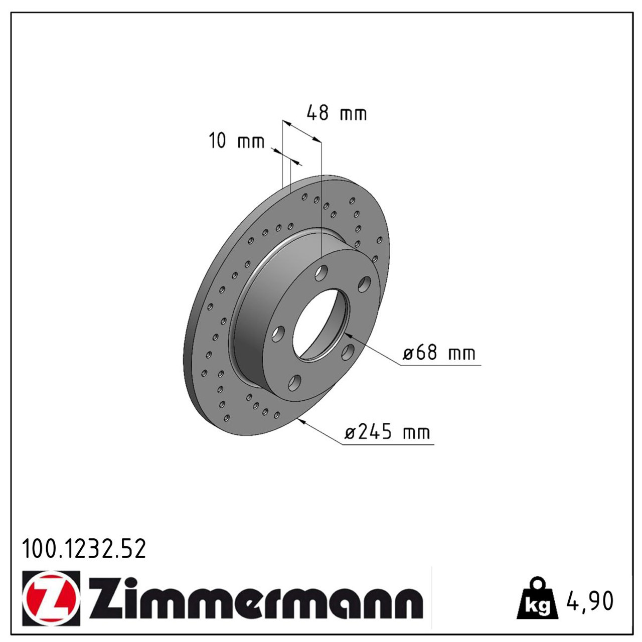 Zimmermann SPORT Bremsscheiben + Bremsbeläge AUDI A4 (B5) PR-1KD hinten