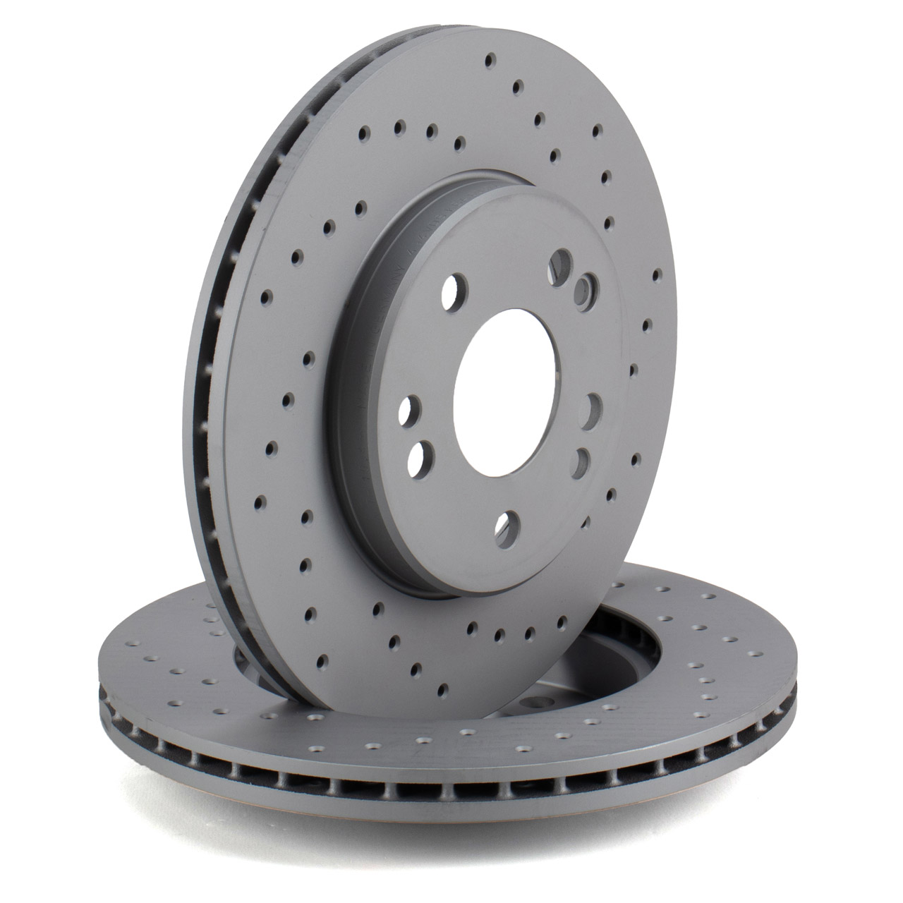 Zimmermann SPORT Bremsscheiben + Beläge + Wako MERCEDES 190 E W201  