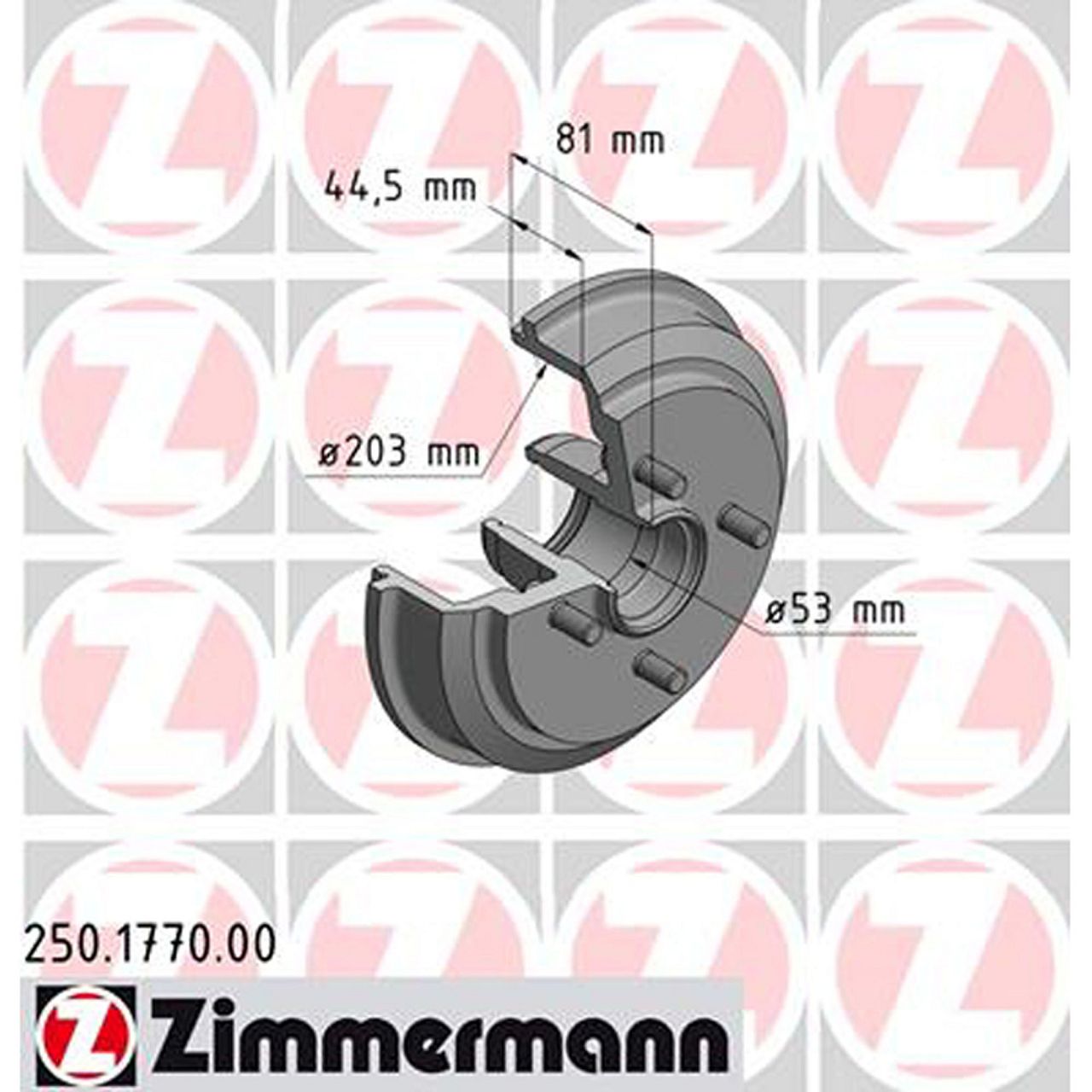 ZIMMERMANN Bremstrommeln + Bremsbacken FORD Fiesta 5 MK5 Fusion (JU_) mit ABS hinten