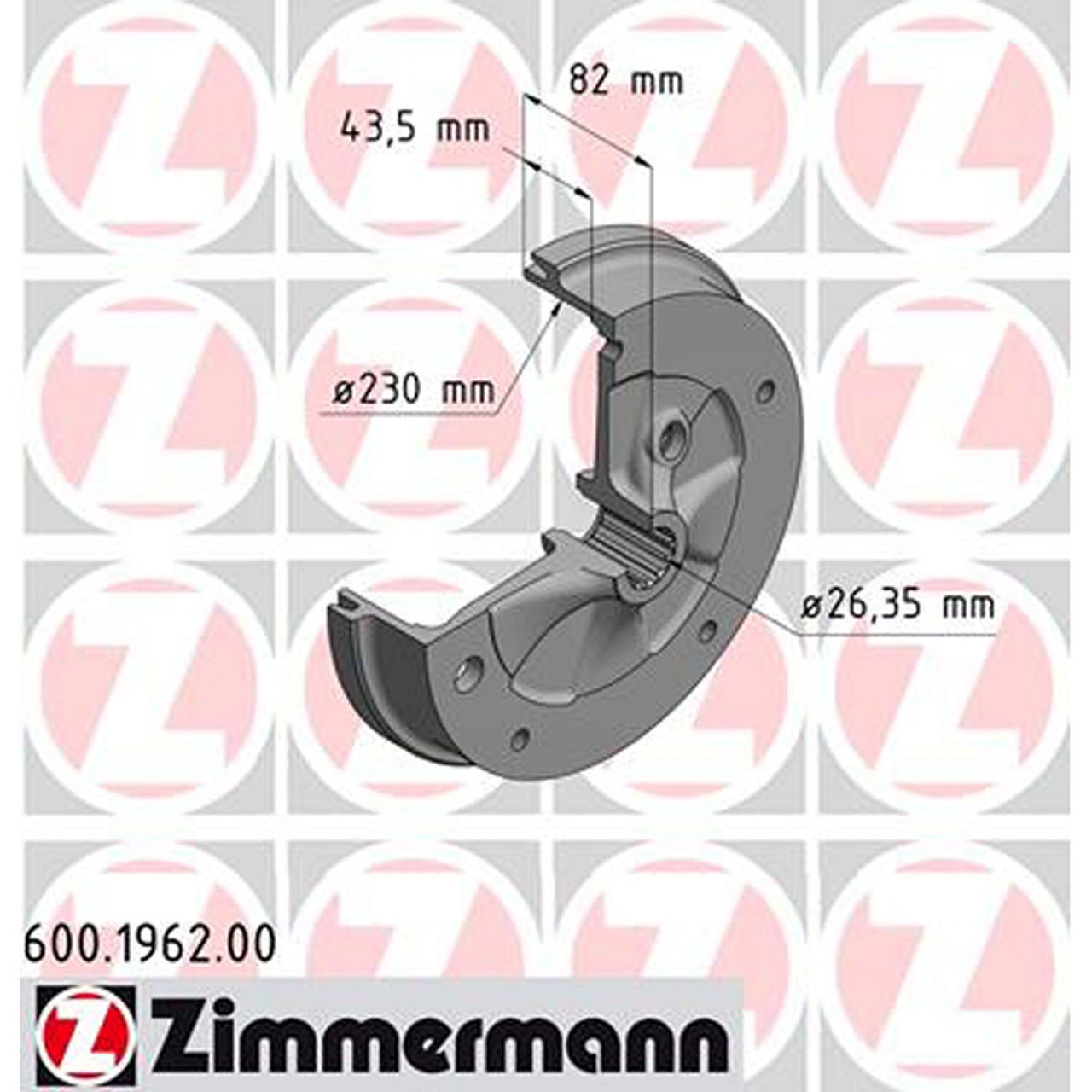 ZIMMERMANN Bremstrommeln Satz VW Käfer 1200 1.2 1300 1.3 bis 07.1976 hinten 113501615D