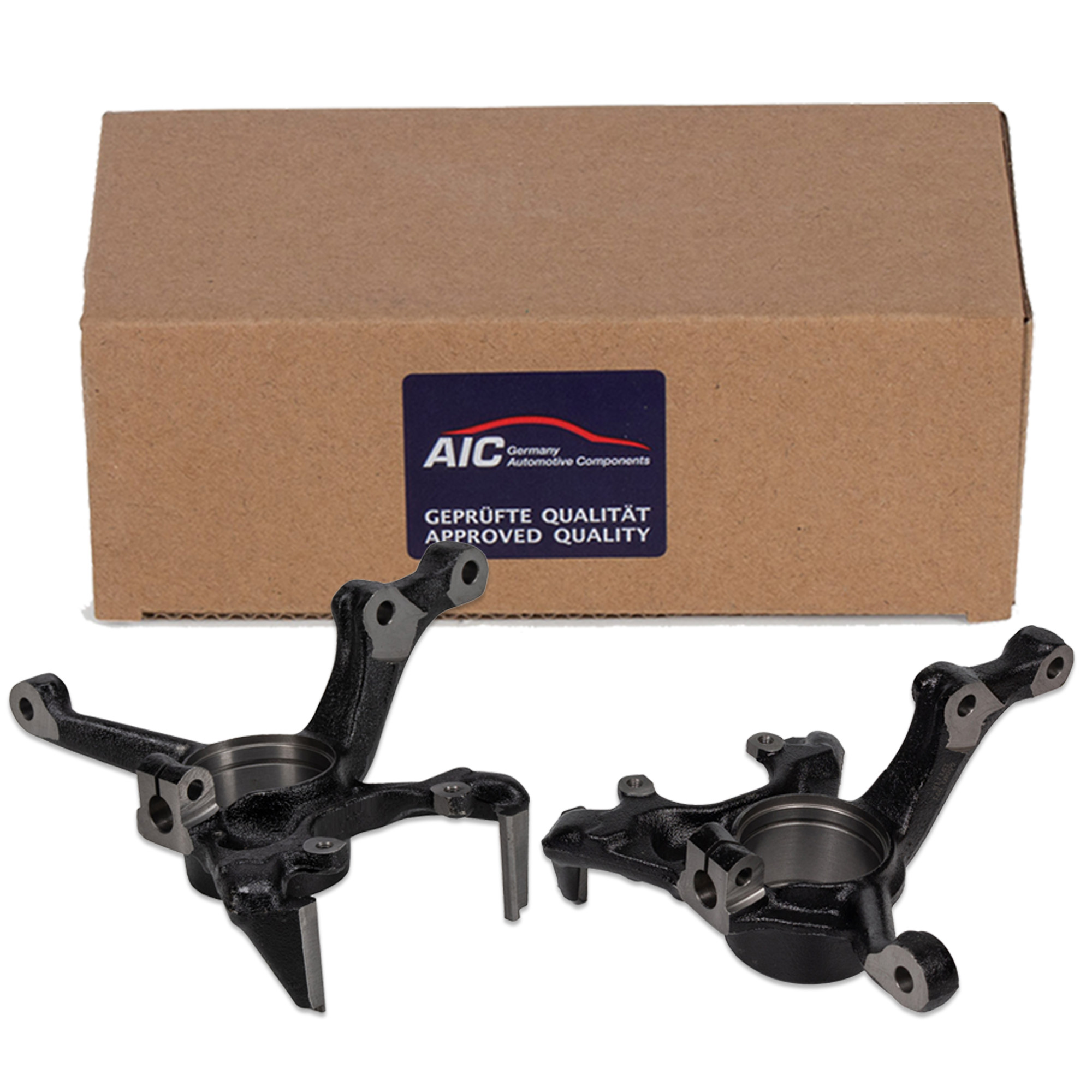 2x AIC steering knuckle suspension, 72 mm, for VW Golf 2 and 3, Jetta 2 (non-ABS models) from August 1987, front