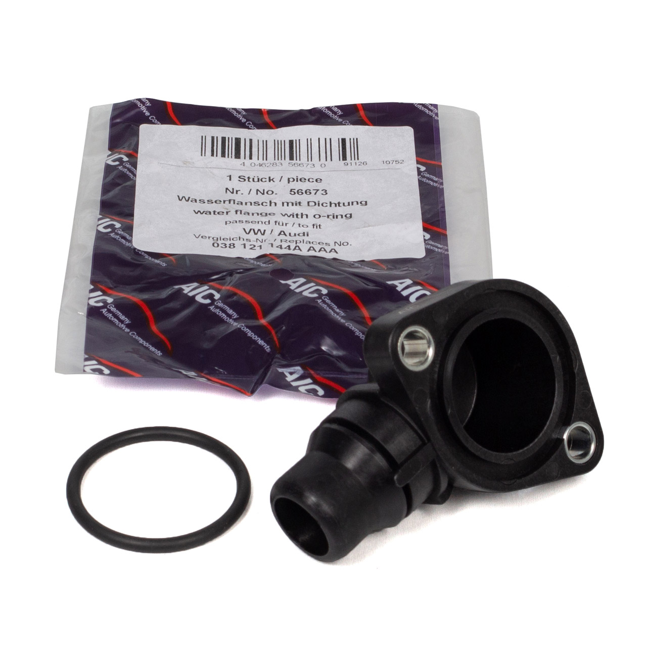 AIC Wasserflansch f&uuml;r AUDI A4 A6 SKODA Superb VW Passat Sharan 1.9 TDI 038121144A