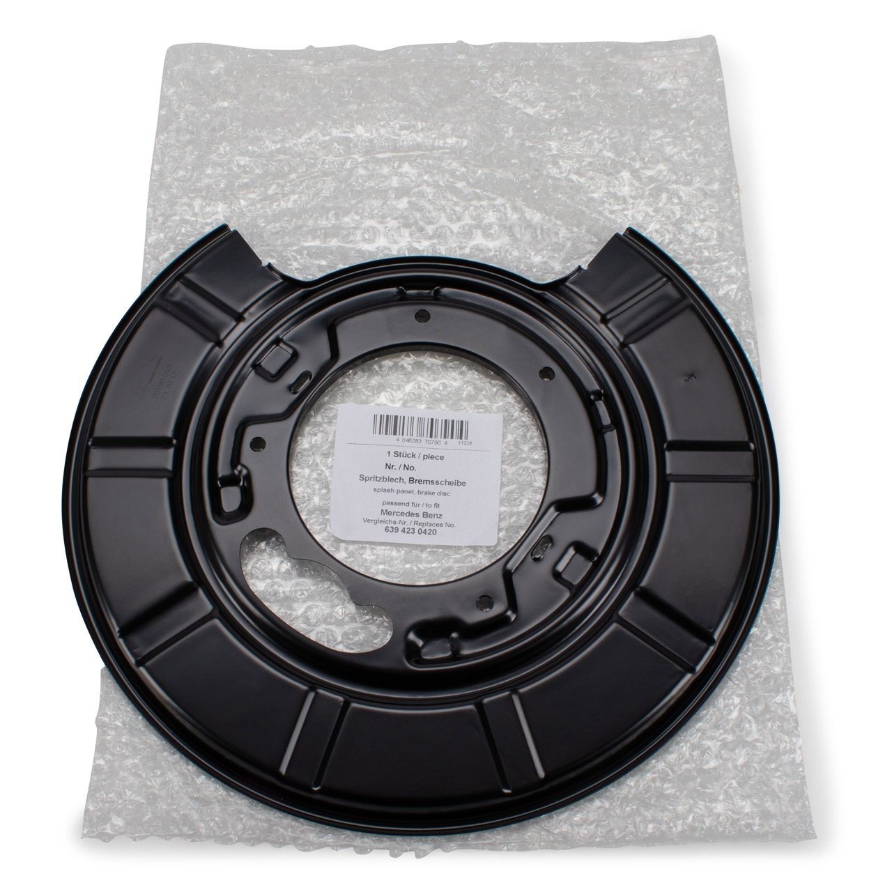 AIC 70790 Cover Plate, Anchor Plate for MERCEDES-BENZ Viano Vito W639, Rear Left 6394230420