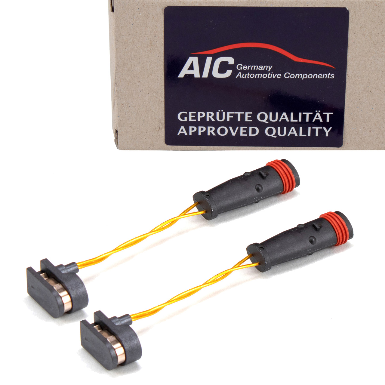 2x AIC 54724 Warnkontaktkabel f&uuml;r MERCEDES W211 W463 W164 W220 vorne/hinten 1645401017