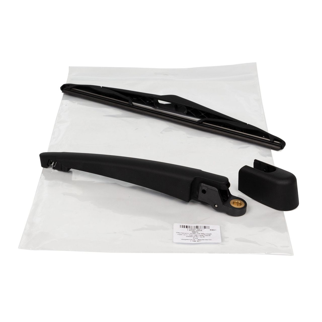 AIC Heckwischerarm Wischerarm + Kappe + Heckwischerblatt f&uuml;r FORD Focus 3 Turnier