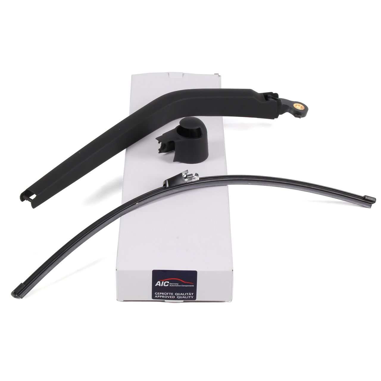 AIC Heckwischerarm + Kappe + Heckwischer f&uuml;r VW Transporter T5 T6 hinten links