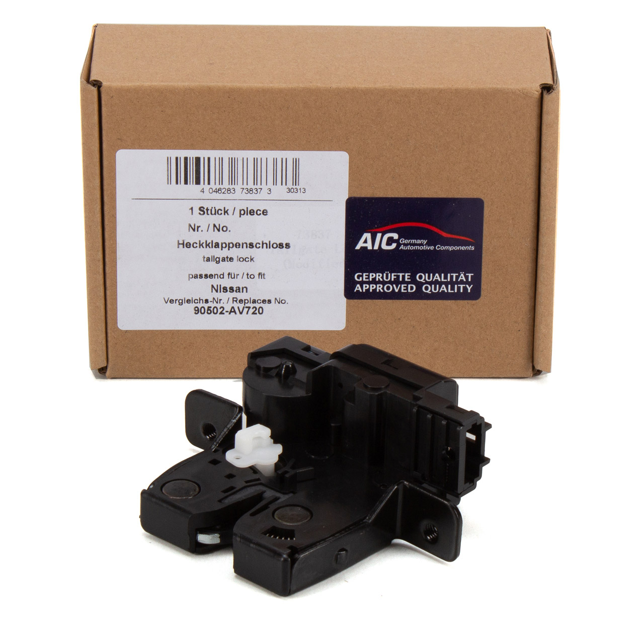 AIC 73837 Tailgate Lock for NISSAN Micra 3 (K12), Qashqai 2 (J11), and Tiida
