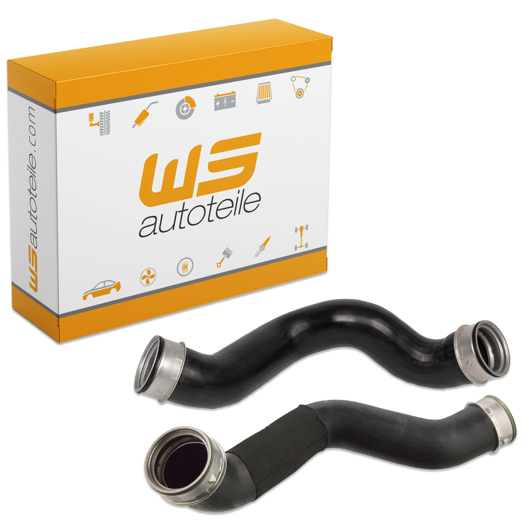 2x Intercooler Hose for Mercedes-Benz E-Class W211 E280/320CDI C219 CLS320/350CDI