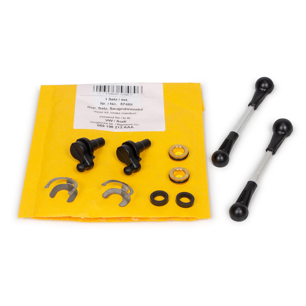 2x AIC Reparatursatz Saugrohrklappe f&uuml;r AUDI A4 A5 A6 Q5 Q7 Touareg 2.7/3.0 TDI 059198212