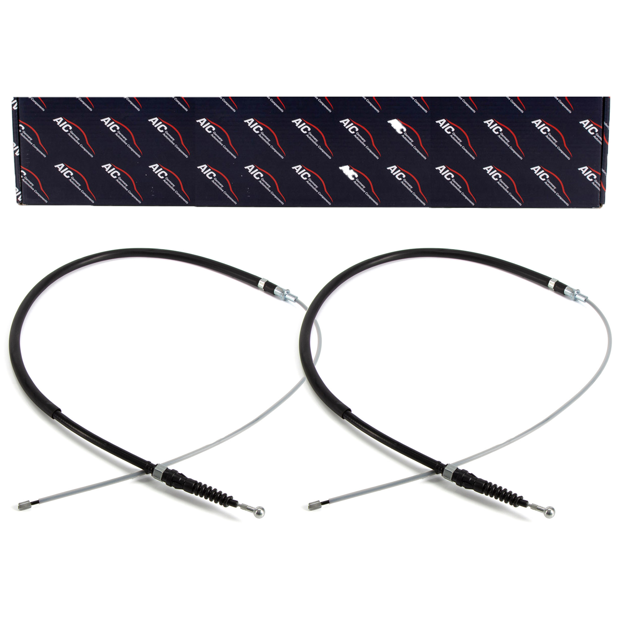 2x AIC Handbremsseil f&uuml;r VW Golf 5 6 8P Leon Toledo 1P Octavia 2 Yeti hinten 1K0609721AA