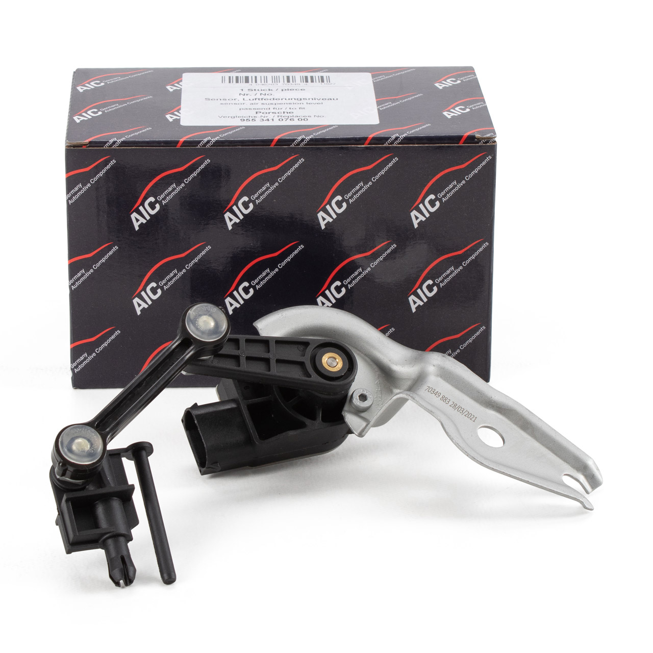 AIC Niveausensor Luftfederung für PORSCHE Cayenne (9PA) PR-1BK vorne rechts 95534107600
