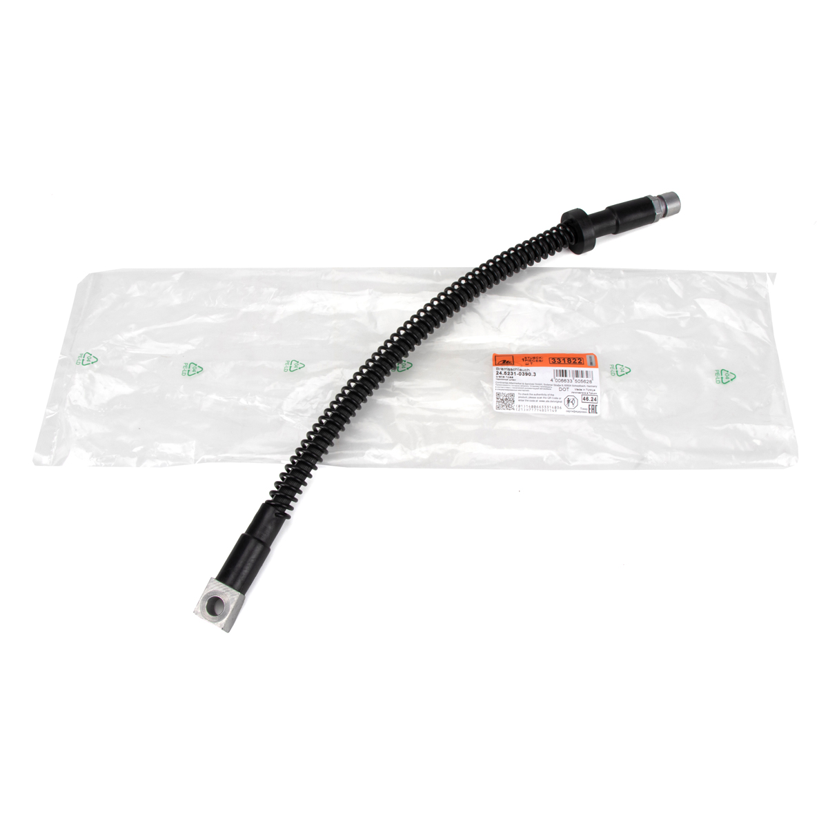 ATE 24.5231-0390.3 Bremsschlauch Bremsleitung f&uuml;r PORSCHE 928 ab 01.1986 vorne 92835508105