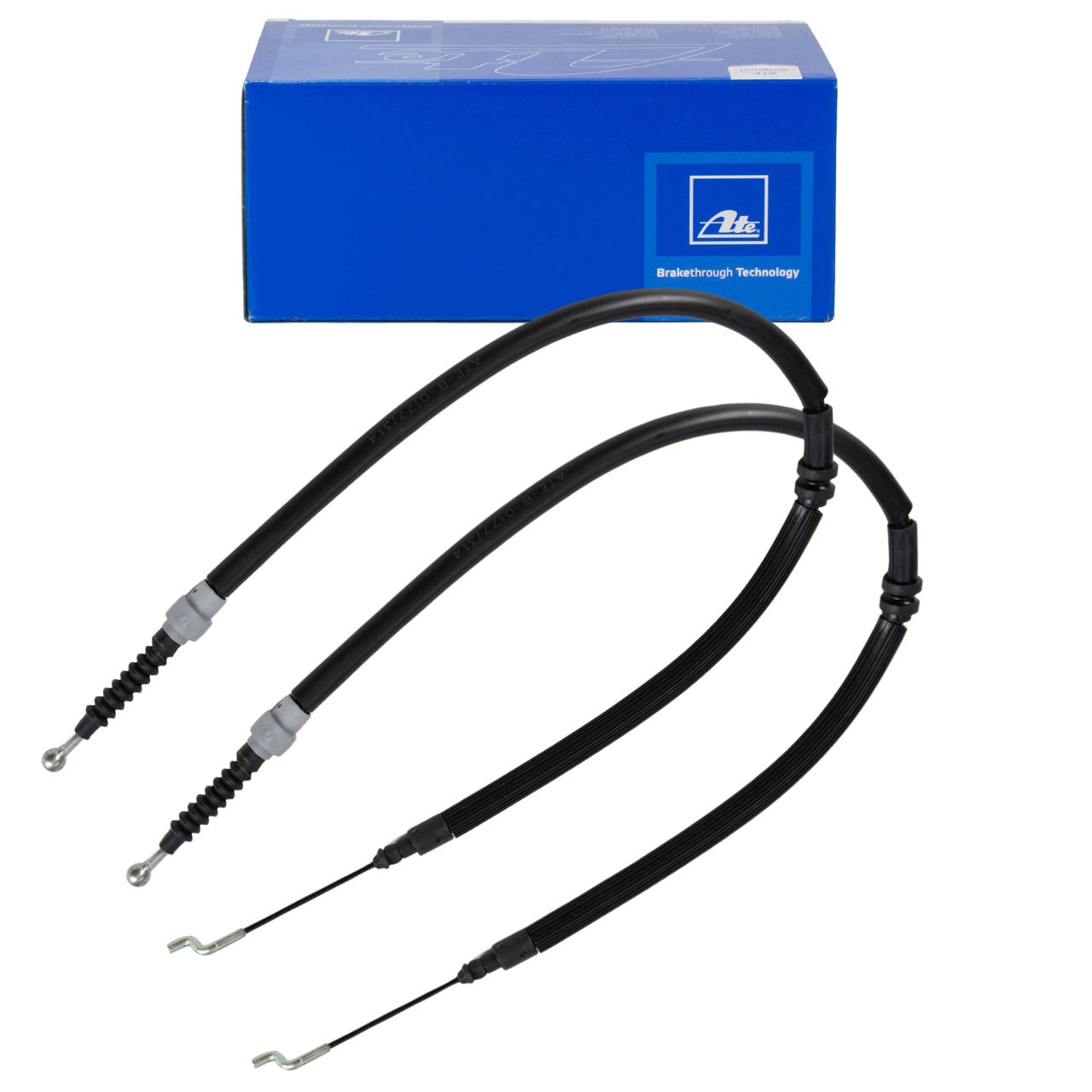 2x ATE Bremsseil Handbremsseil f&uuml;r VW Caifornia Transporter T4 ab Fgst. hinten 7D0609701E
