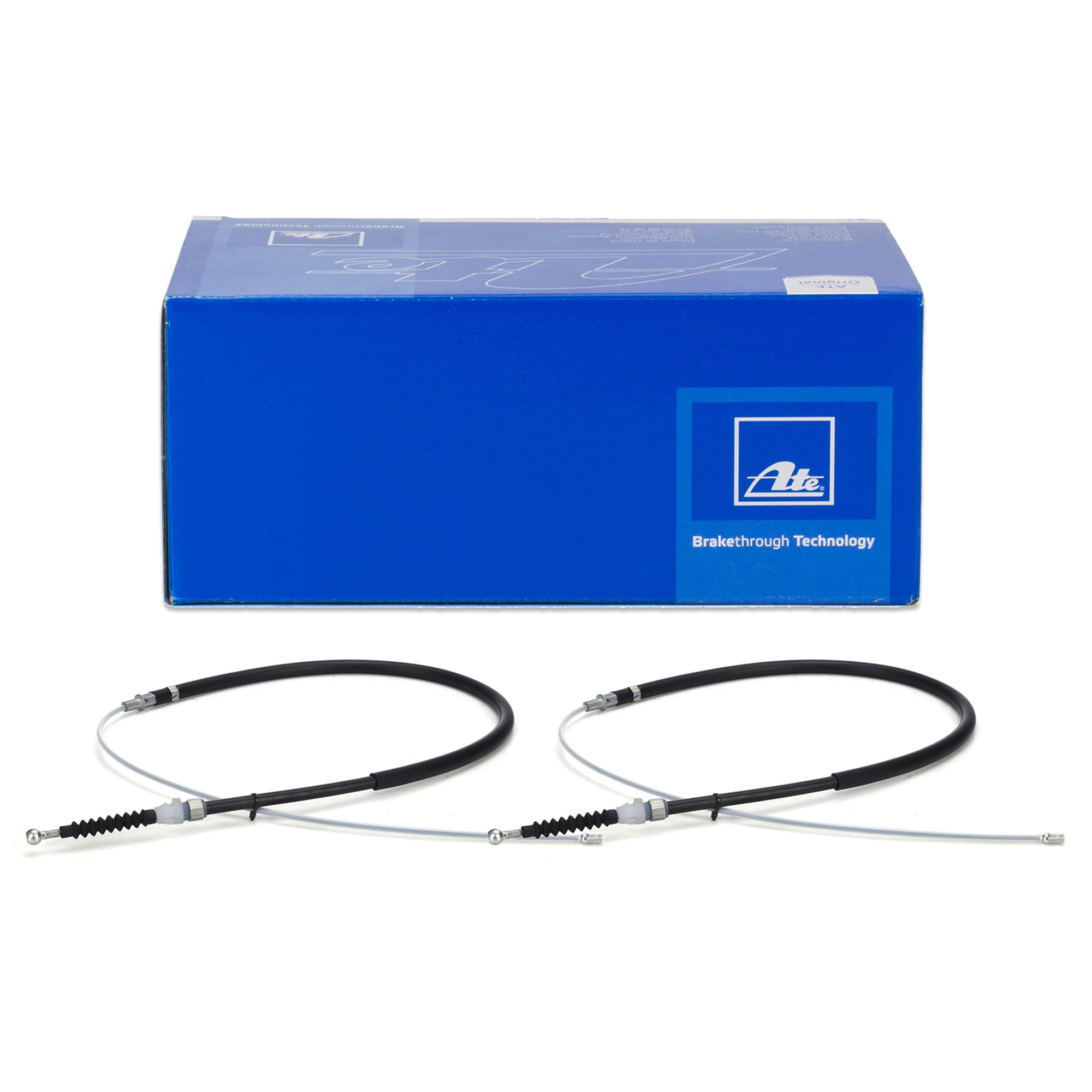 2x ATE Bremsseil Feststellbremse f&uuml;r VW Golf 5 6 Leon 1P Octavia 2 Yeti hinten 1K0609721BB