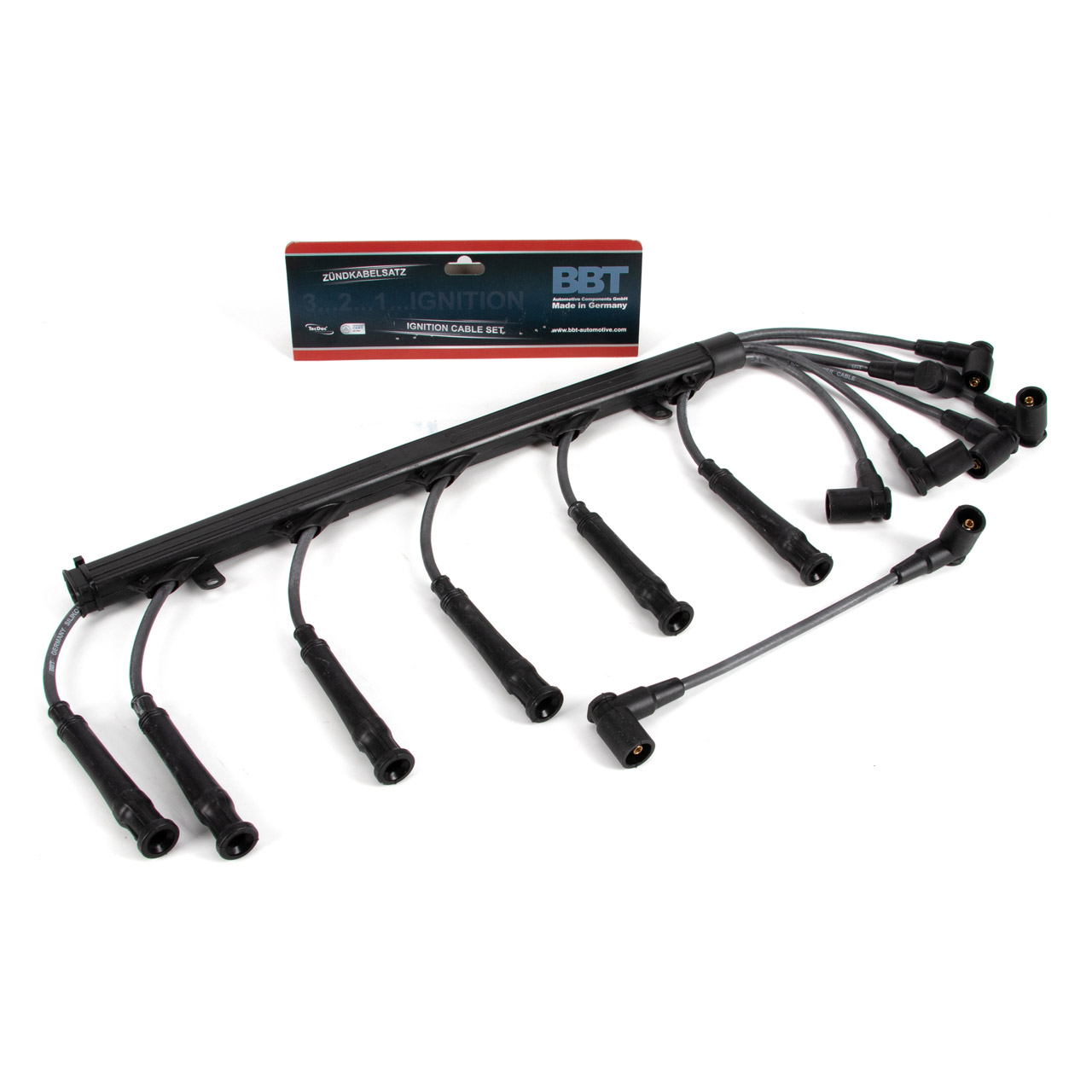 BBT Spark Plug Wire Set for BMW 3 Series E28 535i, 6 Series E24 635 CSi, 7 Series E23 733i/735i M30 12121705718