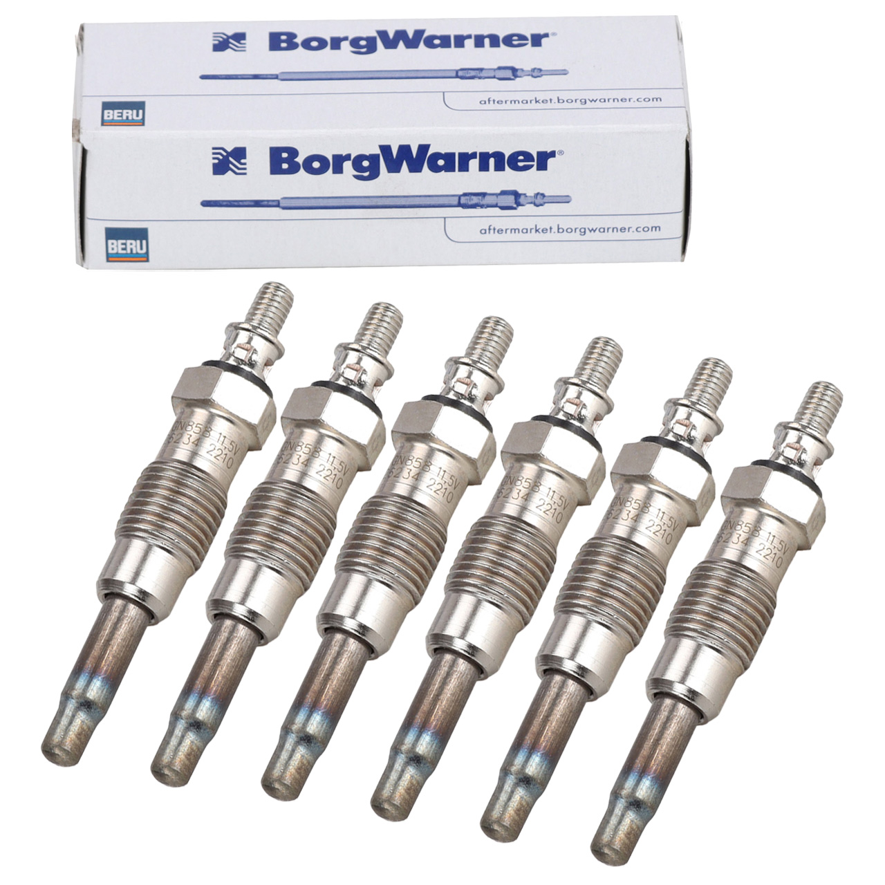 6x BERU GN858 0100226234 Gl&uuml;hkerze f&uuml;r MERCEDES W124 W463 W140 300/350 D OM603