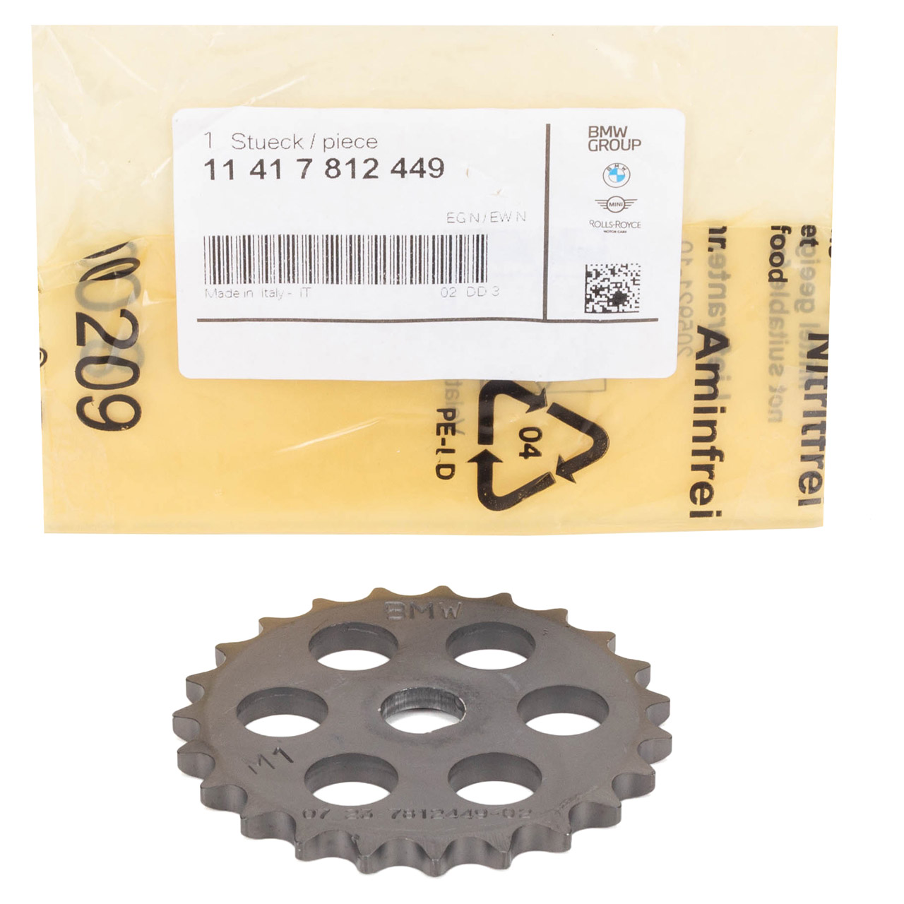 ORIGINAL BMW Zahnrad &Ouml;lpumpe 1er 3er 4er 5er 6er 7er X3-7 N47/57 B37/47/57 11417812449