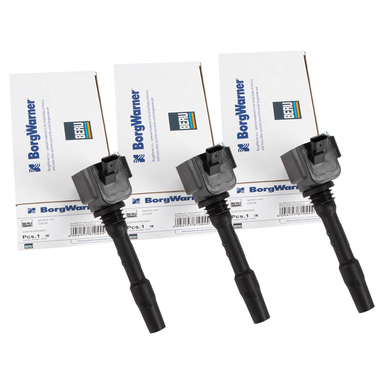 3x BERU ZS538 Z&uuml;ndspule f&uuml;r BMW F20/21 F40 F22/23 F44-46 F30/31 F32/36 X1 F48 X2 F39 B38