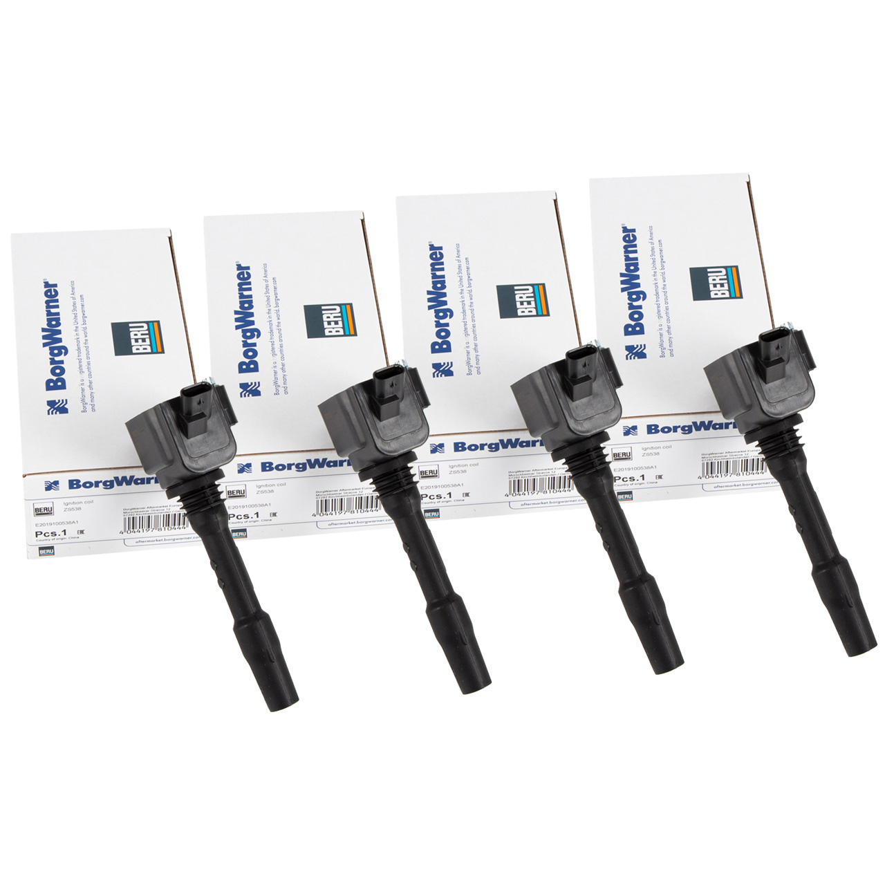 4x BERU ZS538 Ignition Coil for BMW F20/21, F22/23, F30-34, G20/21, F32-36, G30/31, X1, X3, Z4, B48